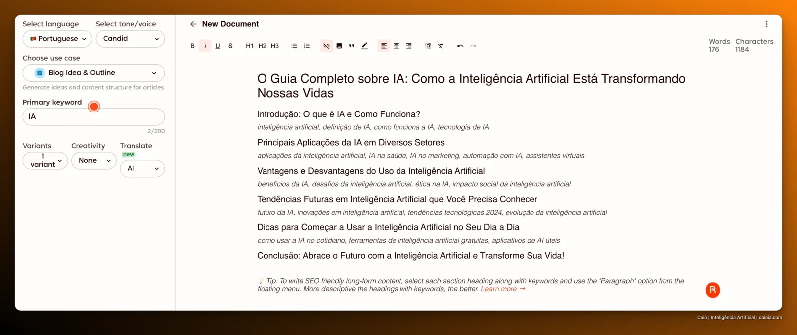 Captura de tela ilustrando o artigo
