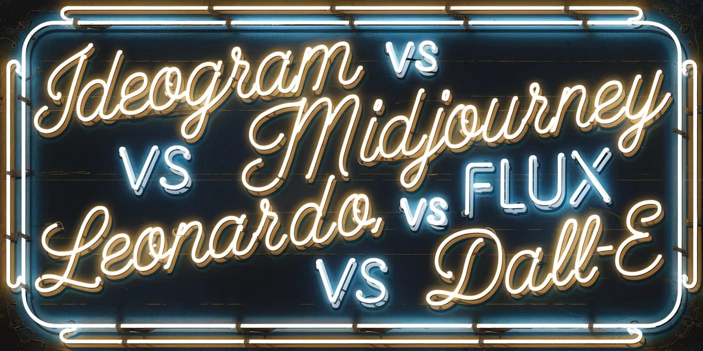 Melhores IA para Criar Imagens em 2024: Comparativo Entre Ideogram, Midjourney, Leonardo.AI, Flux e DALL-E