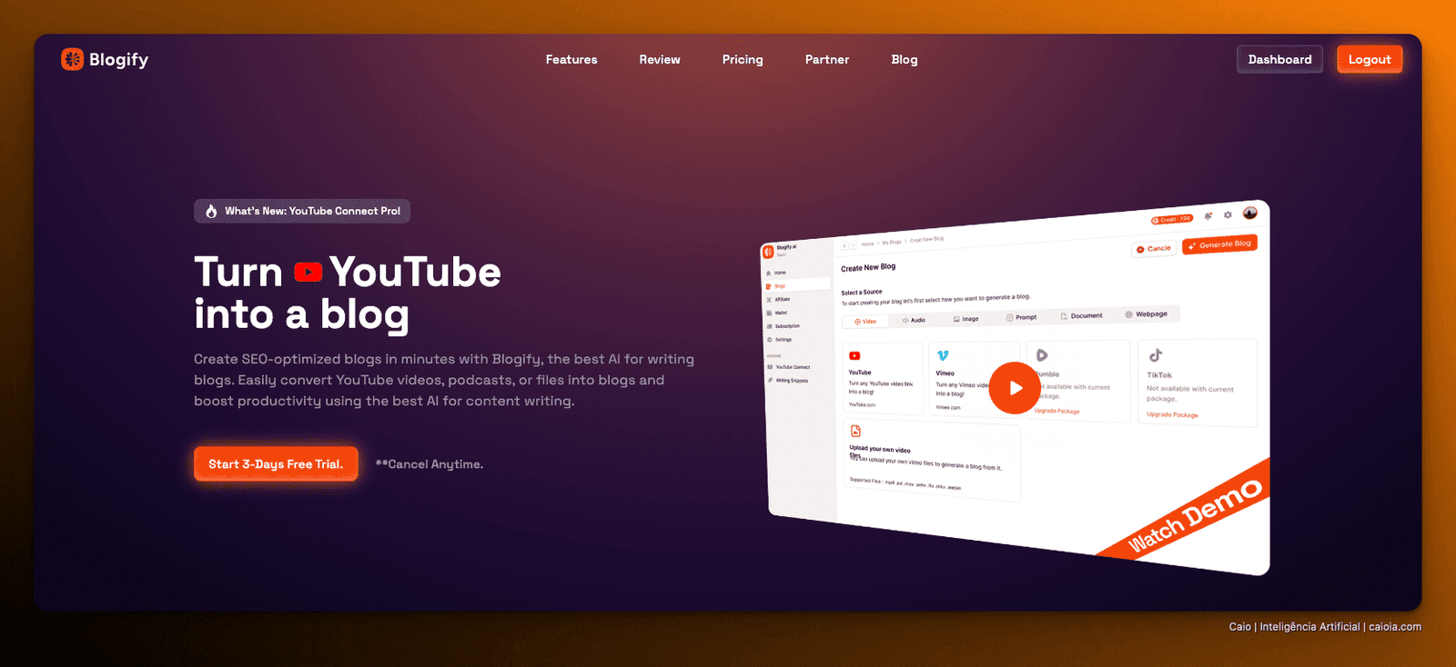 review blogify